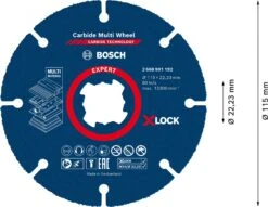 Bosch 2608901192 EXPERT X-LOCK Doorslijpschijf Carbide Multi Wheel 115mm -FixIt Gereedschap 08cf43cdbd581a0f3e9490ec46a011f3