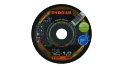 Rhodius 206163 TOPline Lll XT10 Doorslijpschijf - Extra Dun - 125 X 22,23 X 1mm - RVS/Staal - 206163