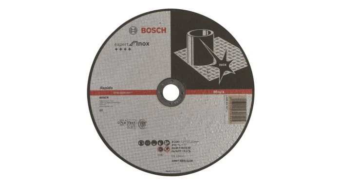Bosch 2608603407 Expert Rapido Doorslijpschijf - 230 X 22,23 X 1,9mm - Metaal 3 Bosch 2608603407 Expert Rapido Doorslijpschijf - 230 X 22,23 X 1,9mm - Metaal