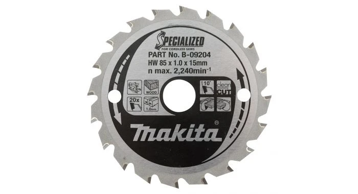 Makita B-10615 Specialized Cirkelzaagblad - 136 X 20 X 30T - Metaal 3 Makita B-10615 Specialized Cirkelzaagblad - 136 X 20 X 30T - Metaal