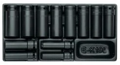 Gedore 1500 ES-K 19 L Slagmoer-dopsleutelset 1/2" In 1/3 Gereedschapsmodule