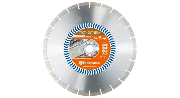 Husqvarna S50 Tacti Cut Diamantzaagblad - 25,4 X 350 X 13mm - Beton (1st) - 579 81 56-20 3 Husqvarna S50 Tacti Cut Diamantzaagblad - 25,4 X 350 X 13mm - Beton (1st) - 579 81 56-20