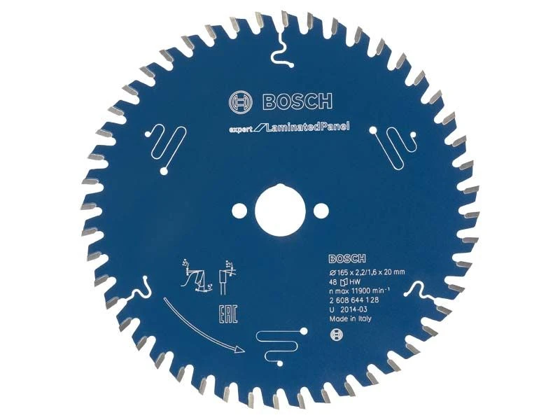 Bosch 2608644128 Expert Cirkelzaagblad - 165 X 20 X 48T - Gemelamineerde Plaat - Carbide 3 Bosch 2608644128 Expert Cirkelzaagblad - 165 X 20 X 48T - Gemelamineerde Plaat - Carbide