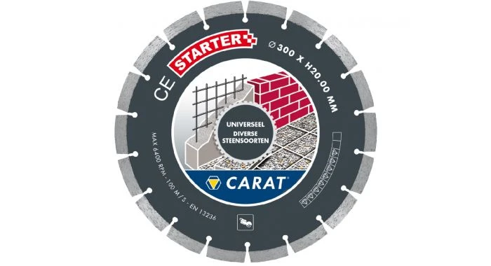 Carat CES3003000 Diamantzaagblad Voor Droogzagen - 300 X 22,23mm - Universeel 3 Carat CES3003000 Diamantzaagblad Voor Droogzagen - 300 X 22,23mm - Universeel
