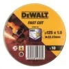 DeWalt DT3507 Doorslijpschijf - 125 X 22,23 X 1,0mm - RVS - Inox (10st) - DT3507-QZ -FixIt Gereedschap 4971ec9c6197983d456ec0bec3053a7e