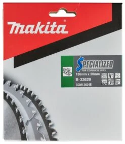 Makita B-33629 Specialized Cirkelzaagblad - 136 X 20 X 24T - Hout 9 Makita B-33629 Specialized Cirkelzaagblad - 136 X 20 X 24T - Hout -FixIt Gereedschap 5004a4339eef5e6ed7e15cddf0ead1d4