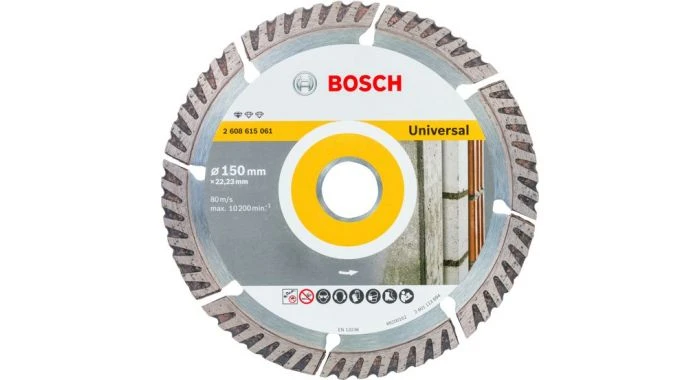 Bosch 2608615061 Diamantdoorslijpschijf - 150 X 22,23mm - Universeel 3 Bosch 2608615061 Diamantdoorslijpschijf - 150 X 22,23mm - Universeel