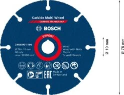 Bosch 2608901196 EXPERT Doorslijpschijf Hardmetaal Multi Wheel 76 X 1 X 10 Mm 21 Bosch 2608901196 EXPERT Doorslijpschijf Hardmetaal Multi Wheel 76 X 1 X 10 Mm -FixIt Gereedschap 55316f53281185973d20e6ca2856c249