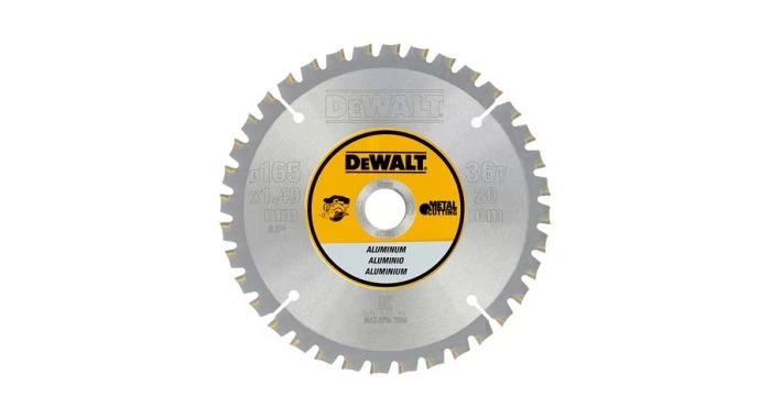 DeWalt DT1911 Cirkelzaagblad - 165 X 20 X 36T - Aluminium - DT1911-QZ 3 DeWalt DT1911 Cirkelzaagblad - 165 X 20 X 36T - Aluminium - DT1911-QZ