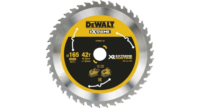 DeWalt DT99561 Cirkelzaagblad - 165 X 20 X 42T - Hout - DT99561 3 DeWalt DT99561 Cirkelzaagblad - 165 X 20 X 42T - Hout - DT99561