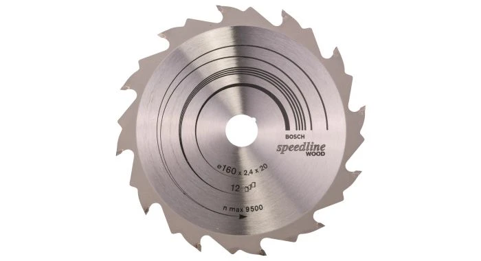 Bosch 2608640786 Speedline Cirkelzaagblad - 160 X 20 X 12T - Hout 3 Bosch 2608640786 Speedline Cirkelzaagblad - 160 X 20 X 12T - Hout