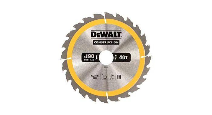 DeWalt DT1945 Cirkelzaagblad - 190 X 30 X 40T - Hout En Non-ferro Metaal - DT1945-QZ 3 DeWalt DT1945 Cirkelzaagblad - 190 X 30 X 40T - Hout En Non-ferro Metaal - DT1945-QZ