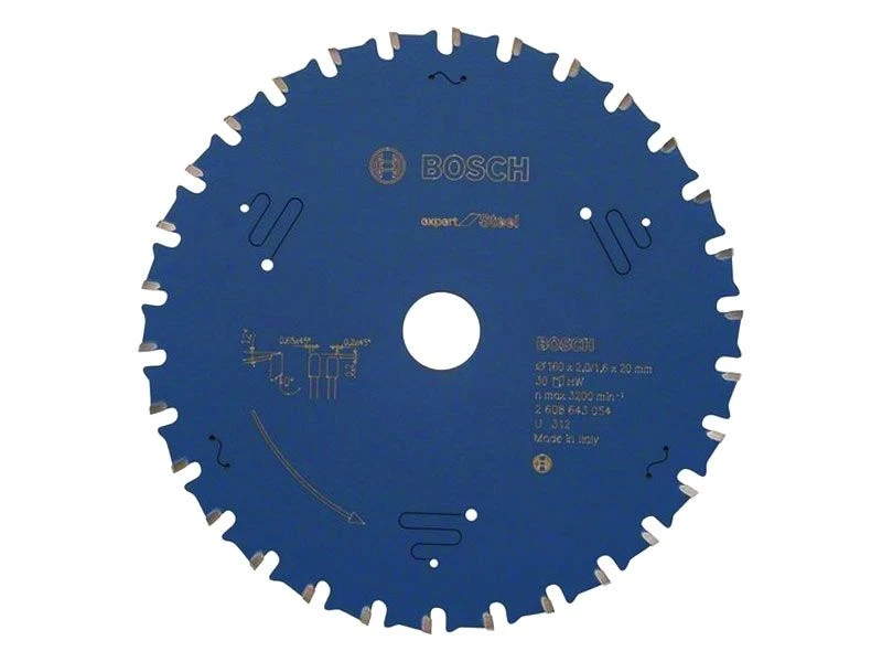 Bosch 2608643054 Expert Cirkelzaagblad - 160 X 20 X 30T - Metaal - Carbide 3 Bosch 2608643054 Expert Cirkelzaagblad - 160 X 20 X 30T - Metaal - Carbide