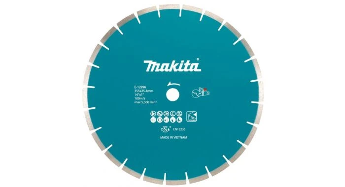 Makita E-12996 Diamantdoorslijpschijf - 355x2,8x25,4mm - Universeel 3 Makita E-12996 Diamantdoorslijpschijf - 355x2,8x25,4mm - Universeel