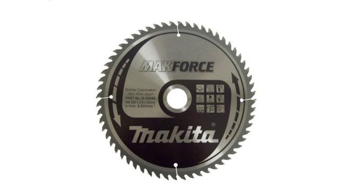 Makita B-08589 Makforce Cirkelzaagblad - 235 X 30 X 60T - Hout 3 Makita B-08589 Makforce Cirkelzaagblad - 235 X 30 X 60T - Hout