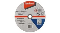 Makita A-85335 Doorslijpschijf - 230x22,23x2,5mm