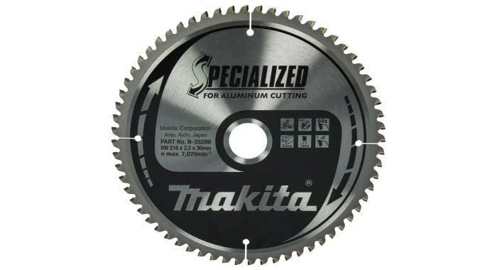 Makita B-33299 Cirkelzaagblad - Aluminium Specialized - 216x30x2,2mm - 64T 3 Makita B-33299 Cirkelzaagblad - Aluminium Specialized - 216x30x2,2mm - 64T