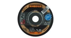 Rhodius 204621 PROline Ll XT38 Doorslijpschijf - Extra Dun - 125 X 22,23 X 1,0mm - RVS/Staal - 204621