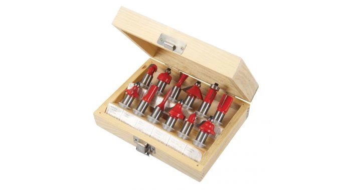 Silverline 251591 12-delige TCT Frezenset - 12mm 3 Silverline 251591 12-delige TCT Frezenset - 12mm