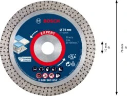 Bosch 2608900652 EXPERT Diamantdoorslijpschijf HardCeramic 76 X 1,9 X 10 Mm -FixIt Gereedschap a225a6b7aae9d04039947237de659fba