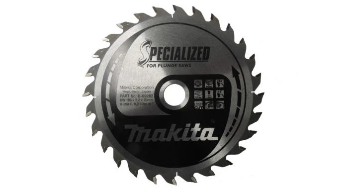 Makita B-09282 Specialized Cirkelzaagblad - 165 X 20 X 28T - Hout 3 Makita B-09282 Specialized Cirkelzaagblad - 165 X 20 X 28T - Hout