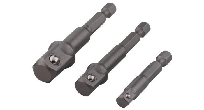 Wolfcraft 8797000 3-delige Adapterset Met Slipkoppeling - 6-13mm 3 Wolfcraft 8797000 3-delige Adapterset Met Slipkoppeling - 6-13mm