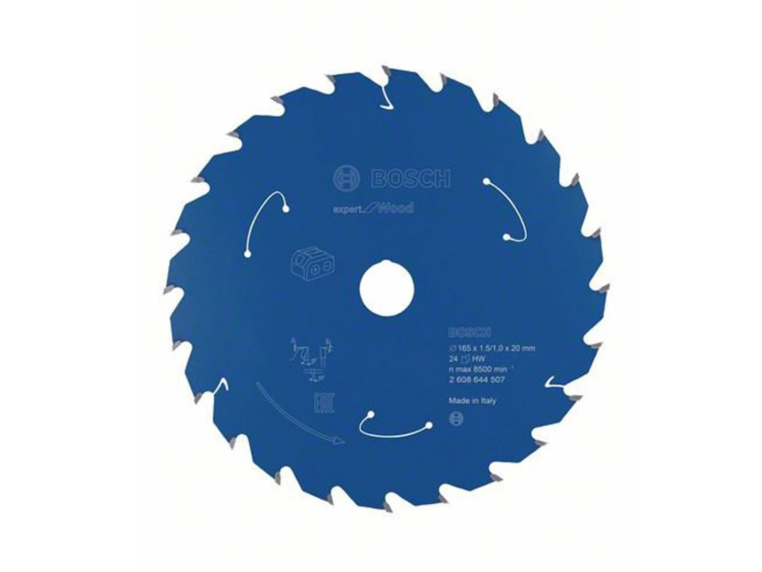 Bosch 2608644507 Cirkelzaagblad Accu Expert - 165 X 20 X 24T - Hout - Carbide 3 Bosch 2608644507 Cirkelzaagblad Accu Expert - 165 X 20 X 24T - Hout - Carbide