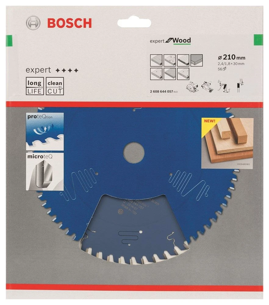 Bosch 2608644057 Expert Cirkelzaagblad - 210 X 30 X 56T - Hout - Carbide 3 Bosch 2608644057 Expert Cirkelzaagblad - 210 X 30 X 56T - Hout - Carbide