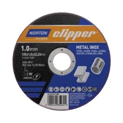 NOR-Clipper 66252839585 Doorslijpschijf TWSET A60S - Staal/inox - 125x1x22,23 (100st)
