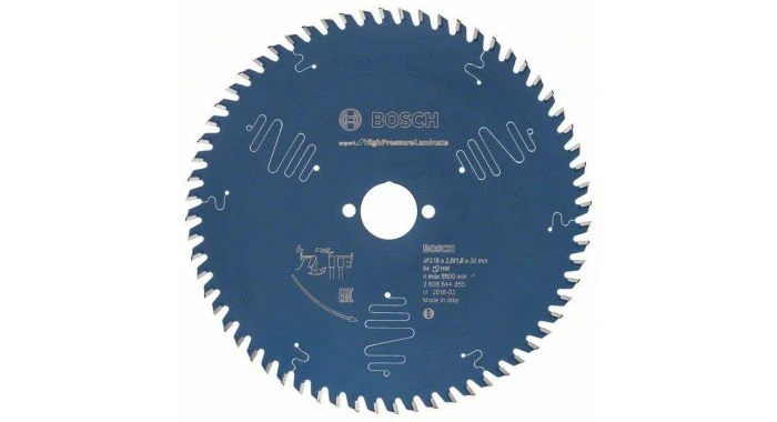 Bosch 2608644355 Expert Cirkelzaagblad - 216 X 30 X 64T - High Pressure Laminate 3 Bosch 2608644355 Expert Cirkelzaagblad - 216 X 30 X 64T - High Pressure Laminate