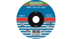 HiKOKI 752525 Kom Model A24R Doorslijpschijf - 230 X 22,23 X 3mm - Metaal