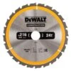 DeWalt DT1952 Cirkelzaagblad - 216 X 30 X 24T - Hout (Met Nagels) - DT1952-QZ -FixIt Gereedschap e8c70b80b5059d8047610978e0c31356