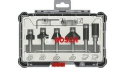 Bosch 2607017469 6-delige Frezenset In Cassette - Afronden En Profileren - 8mm