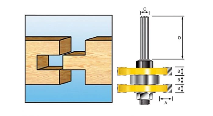 Makita D-12027 8 Groef/veerfrees Met Kogellager - 6,35mm - 12mm 3 Makita D-12027 8 Groef/veerfrees Met Kogellager - 6,35mm - 12mm