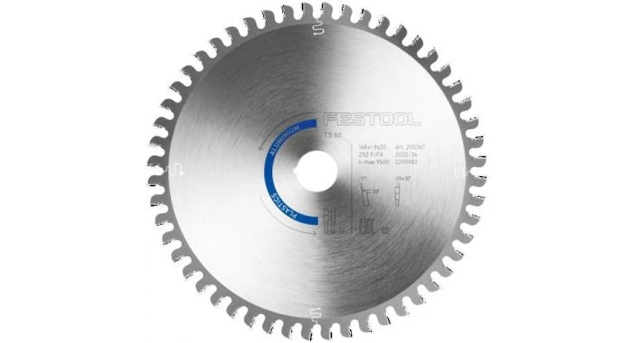 Festool 205767 Cirkelzaagblad - HW 168x1,8x20 - 52T - Aluminium 3 Festool 205767 Cirkelzaagblad - HW 168x1,8x20 - 52T - Aluminium